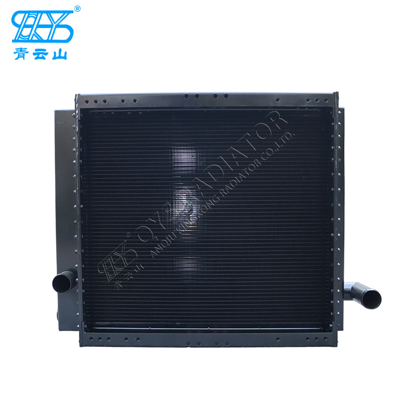 定制异型铜质水箱装载机散热器