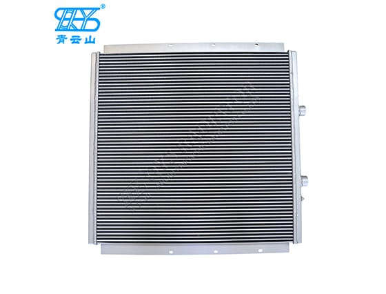 Lonking LG855N aluminum oil cooler for transmission loader oil torque converter radiator