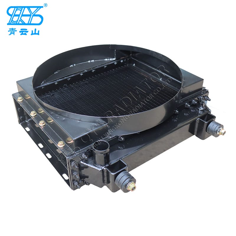 定制S2110铜质水箱散热器用于发电机组