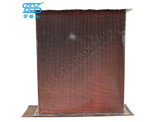 Custom copper 9-row seamless tube radiator core
