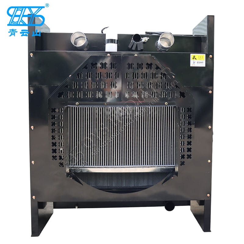 潍柴/玉柴/康明斯P13D490E铝制散热器(两排300-330KW 三排330-360KW 加大款三排350-400KW)用于发电机组
