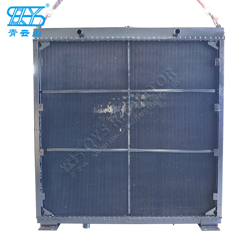 玉柴600KW发电机组铜水箱散热器