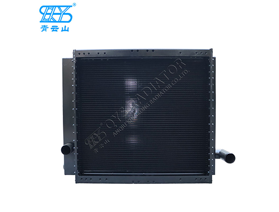 定制异型铜质水箱装载机散热器