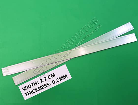 22cmx0.2(mm)散热器铝管带内翅片水箱管高频管