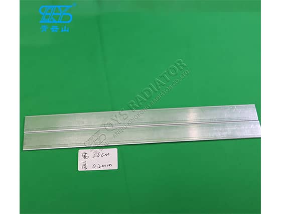 散热器铝管带内翅片水箱管高频管宽2.6cm厚0.2mm